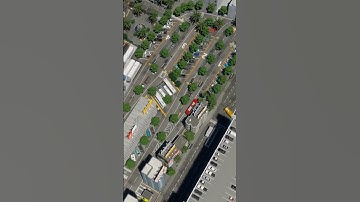 custom bus hub in game functional 🌆 #citiesskylines2 #citiesskylines