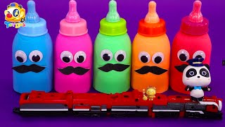 奇妙玩具故事🌟丨幫助外星小夥伴丨奇奇的奶瓶火車丨玩具巴士丨兒童玩具丨英語啟蒙