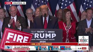 FULL SPEECH: President Donald Trump speaks at the South Carolina GOP Primary Victory Party 2/24/2024