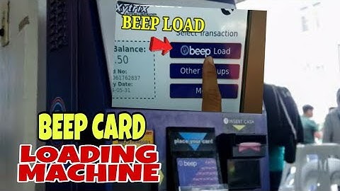 PAANO MAG LOAD SA / BEEP CARD MACHINE / MRT LRT / ( BEEP CARD ) VENDING MACHINE / EASY GUIDE /