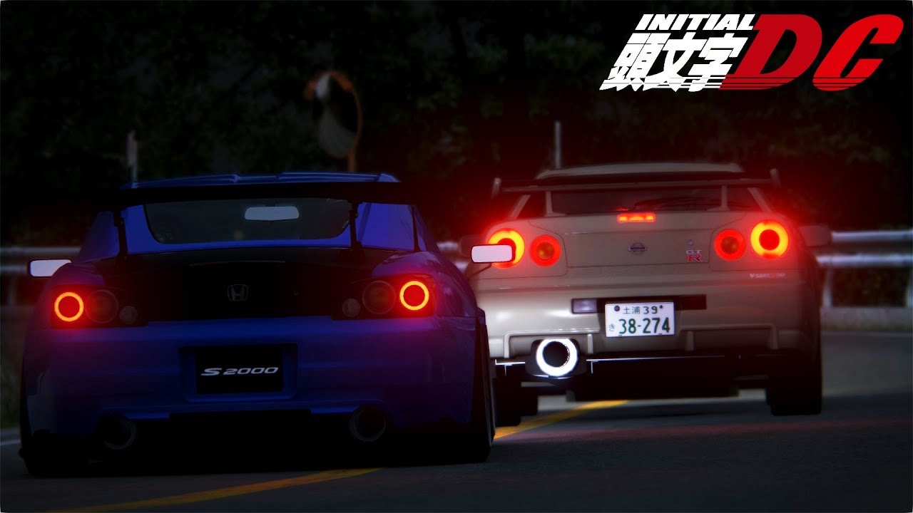 Initial D｜S2000 vs R34｜Battle of Gods｜TOUGE BATTLE EP.5, Assetto Corsa, Ass...