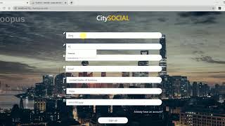 Social Media Project Demo using PHP