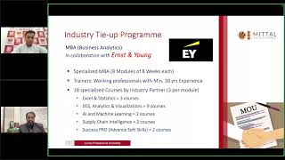 A Webinar on Unleashing Career Potential with MBA Business Analytics