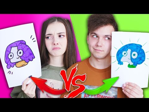 КТО ПО ТВОЕМУ ВЫИГРАЛ?🔥3 МАРКЕРА ЧЕЛЛЕНДЖ ✍️3 MARKER CHALLENGE ✍️Рисуем - Мирби, Добряк, Вэлл...