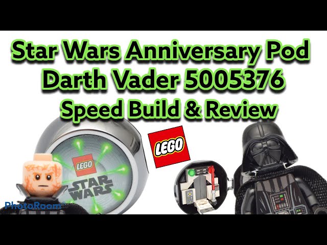 LEGO Star Wars Anniversary Darth Vader Pod 5005376 Speed Build & Review -  YouTube