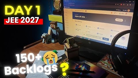 DAY - 1 of JEE Preparation 📝| 11TH WASTED? RESTART FROM ZERO!!