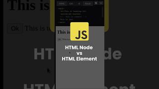 JavaScript DOM - Node vs. Element | #javascript #coding