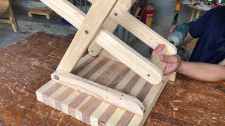 Great Woodworking Designs for Beginners & DIY Woodworking Projects    Build DIY Folding Chair