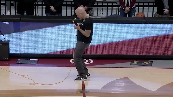 Thomas Amoriello Performs National Anthem At Rider...
