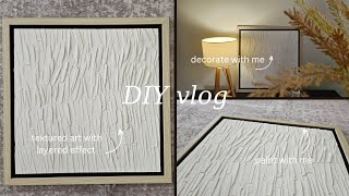 Easy DIY Layered Textured Art