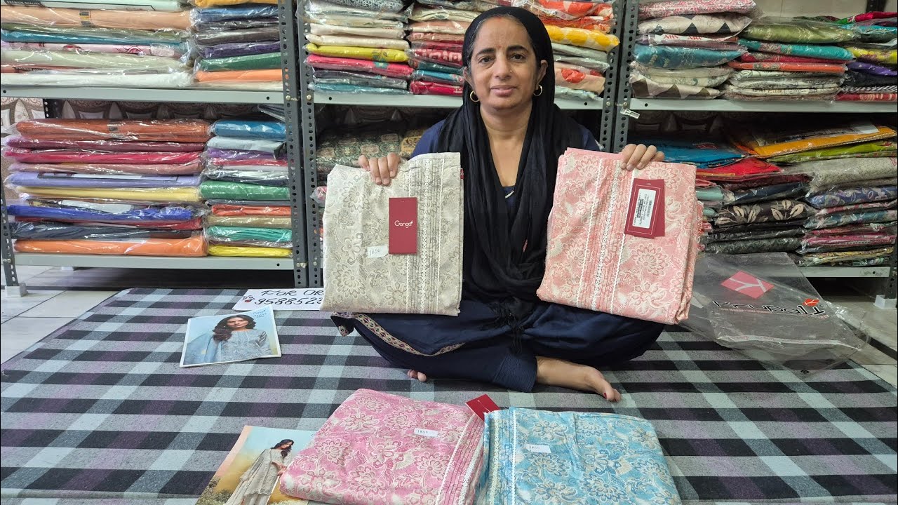 🌸Ganga brand ke suito ki latest collection ✨️ 🩵🩷🩶🧡...... ☎️9588523053 #viral #fashion #suitfashion💐💐