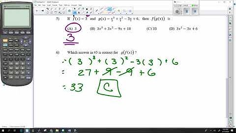 Calculus - Unit 1 Practice Test - Multiple Choice