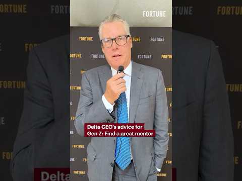 Delta CEO's advice for Gen Z: Find a great mentor #Delta #GenZ