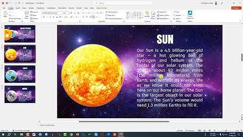 3D Solar System Presentation in PowerPoint with FREE Templates