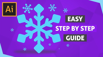 How To Draw A Snowflake In Adobe Illustrator