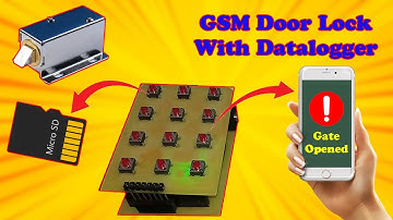 Arduino Door Lock With Datalogger