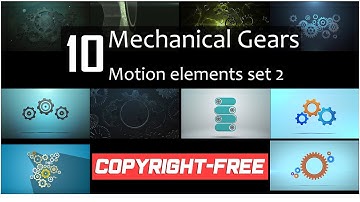 Gears animation after effects , Gears intro animation | Royalty Free Stock Videos .