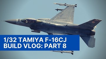 1/32 Tamiya F-16CJ Build Series - Part 8: Decals and Weathering