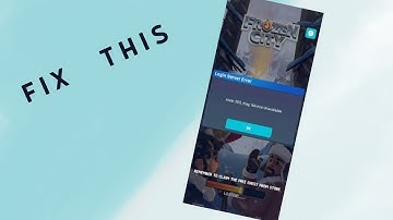 How to Fix Frozen city Not working | Frozen City connection Error