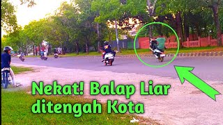B4L4P Liar Di Tengah Kota Raha, Nyaris Dihantam Mobil