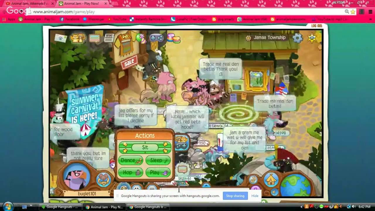 Animal Jam Attempts For Beta Magenta Eyeball hat BUGCast live YouTube