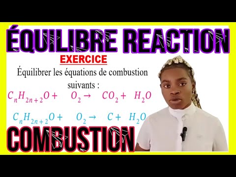 Video EQUILIBRE REACTION CHIMIQUE 💖COMBUSTION💛(Complete et incomplète) - youtube