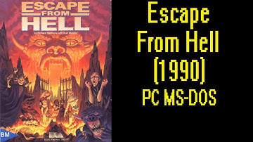 Escape From Hell (1990) - DOS Gameplay Video - PC MS-DOS