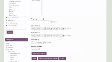 How can I give a student extra time on a Moodle quiz?