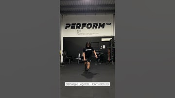 DB Single Leg RDL - Contralateral | PerformHQ #shorts #RDL #hamstring #PerformHQ #DB
