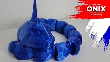 Time Lapse Onix 3D printed, 21 inches long -  Printed process 11 hours and 25 minutes