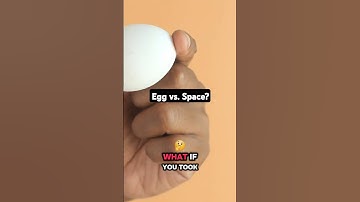 Space egg drop: the ultimate scramble #space #egg #curiosity #whatif