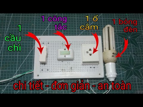 Video: Có thể lắp bảng điện sang một bên không?