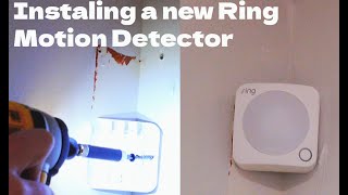 Installing a new Ring Motion Detector