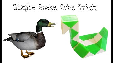 How to make Duck, Iron etc with snake cube