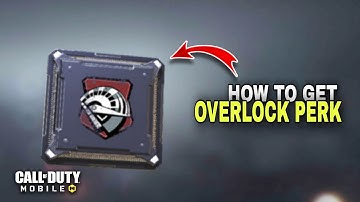 how to unlock overlock perk cod mobile - how to get overlock perk cod mobile