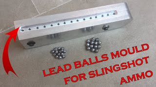 [#17] lead balls mould for slingshot ammo