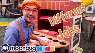 Different Jobs and Professions!!! | Explore with BLIPPI!!! | Educational Videos for Toddlers