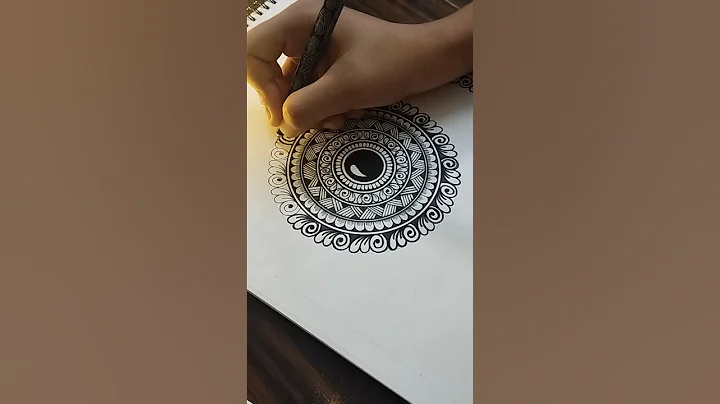 Mandala art 🎨 #art#drawing#ytshorts#viralshorts#mandaladrawing#youtubeshorts#new#trending#diy#news