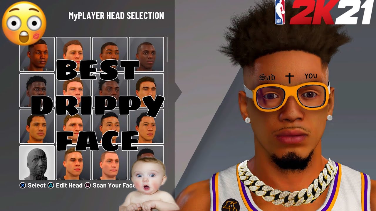 *NEW* BEST COMP AND DRIPPIEST LIGHTSKIN FACE CREATION TUTORIAL 😱 in NBA