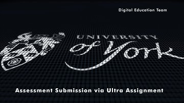 Assessment Submission via Ultra Assignment