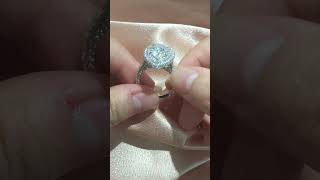 moissanitediamonds moissanitering diamond jewelry 14kgoldring goldring labgrowndiamond ring