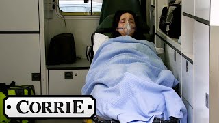 Tyrone Finds Out About the Flat Fire and Alina is Taken to Hospital | Coronation Street