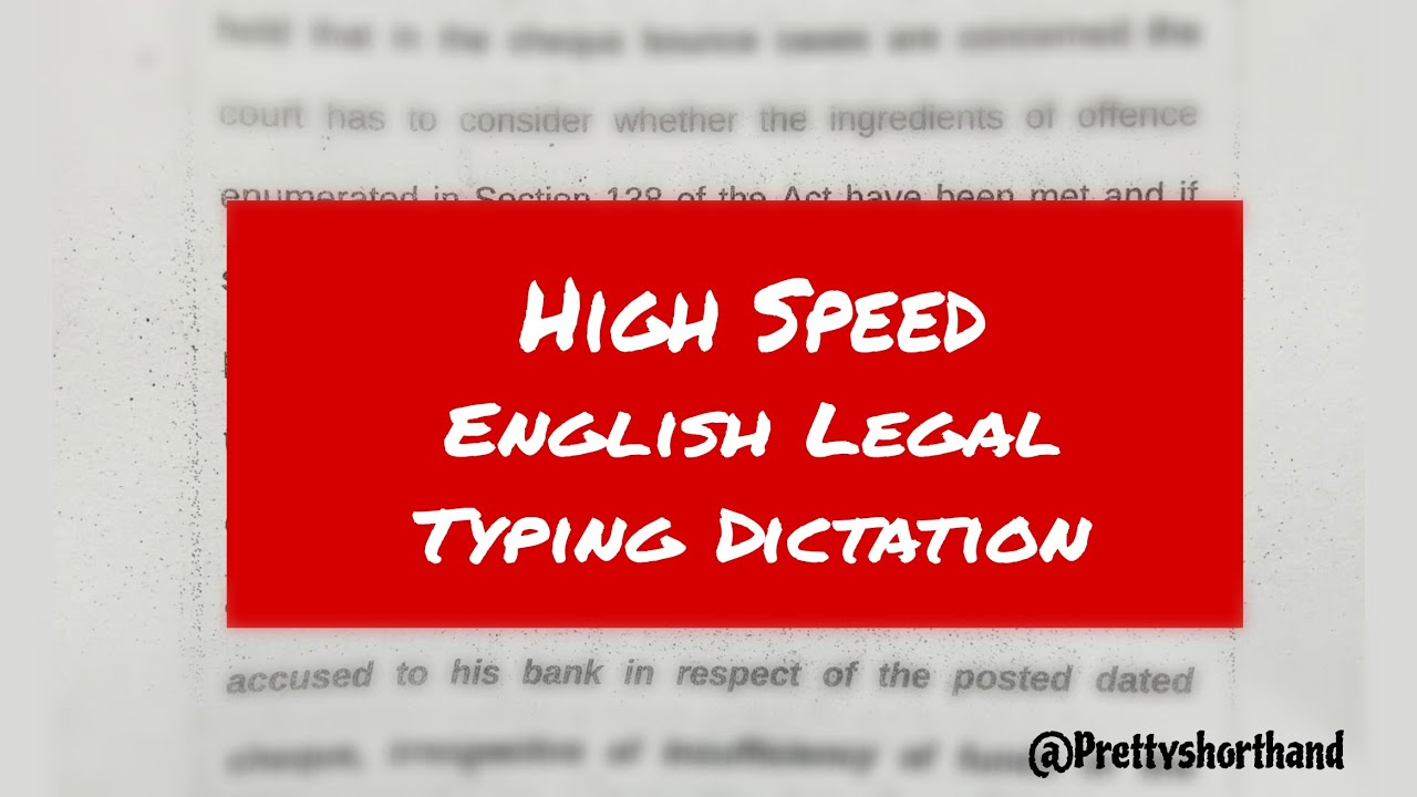 50 wpm English Typing dictation for court skill test  | 2025 @prettyshorthand #typingpractice