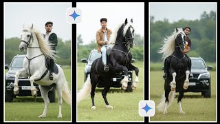 Google Gemini Photo Editing Ghode 🐴 Ke Sath Banaye | graphypur | Ghode Ke Sath Photo Banaye 2026  screenshot 1