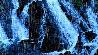 Waterfall & Rain Noise for Sleeping