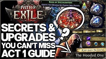 Path of Exile 2 - 19 IMPORTANT Act 1 Tips - Free Skill Points, Best Gear & Permanent Buffs Guide!