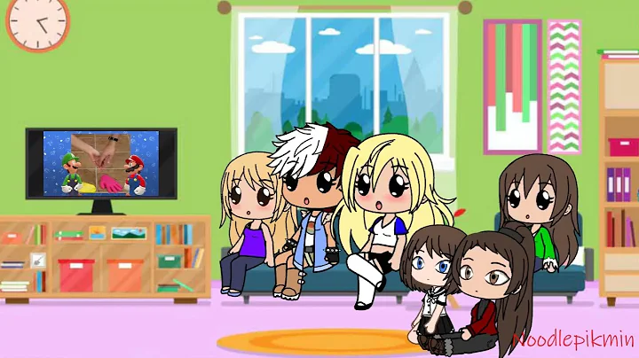 Nace and Friends react to Mario Tries Life Hacks 2 ft. Luigi (Gacha Club)