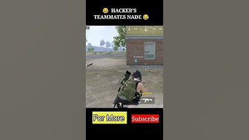 🤣 Hacker Teammate Nade Skills😂 | Funny BGMI Video  #shorts #bgmishort