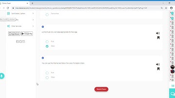 Tutorial on how to take an exam in classera for students
