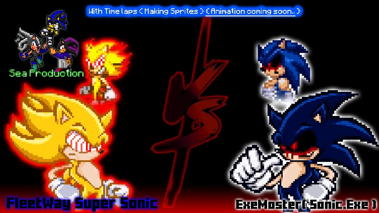 Fleetway Super Sonic vs Sonic.EXE